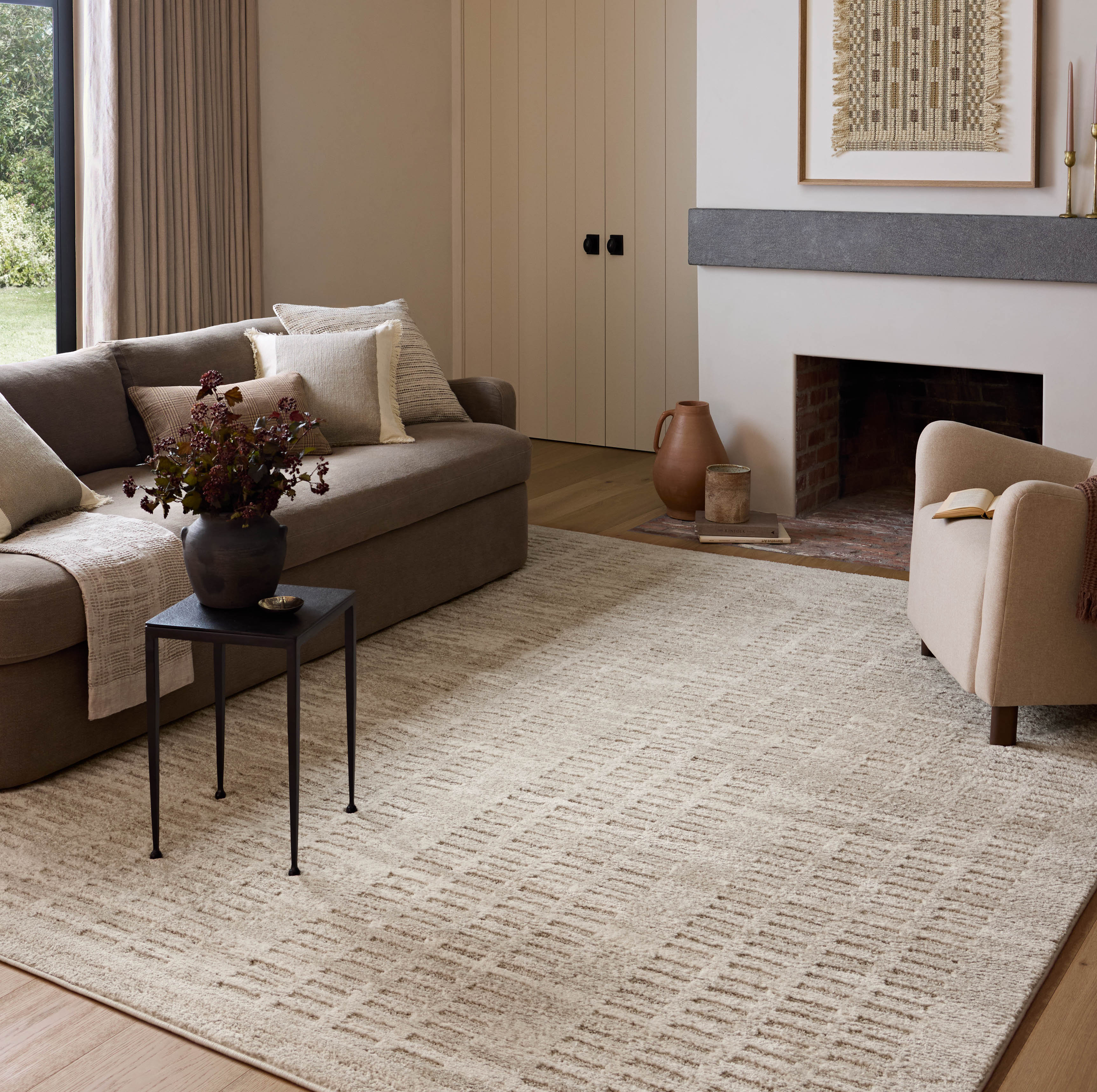 Amber Lewis x Loloi Monty Ivory / Beige Area Rug & Reviews | Wayfair